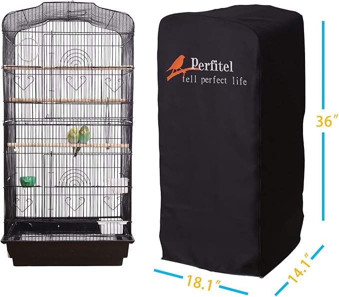 Bird Cage Cover Good Night Birdcage Cover Black-Out Birdcage Cover Durable - Image 2