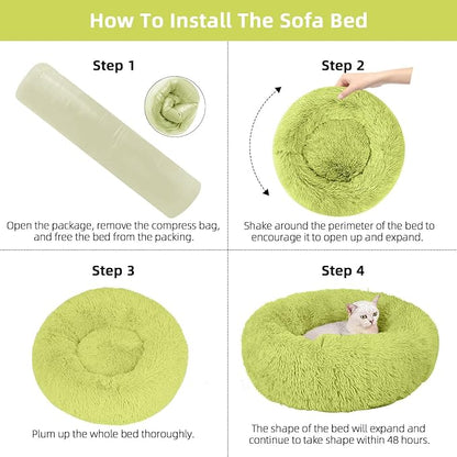 Nisrada Cat Beds for Indoor Cats, 20 Inch Dog Bed for Small Melium Large Dogs - Image 5