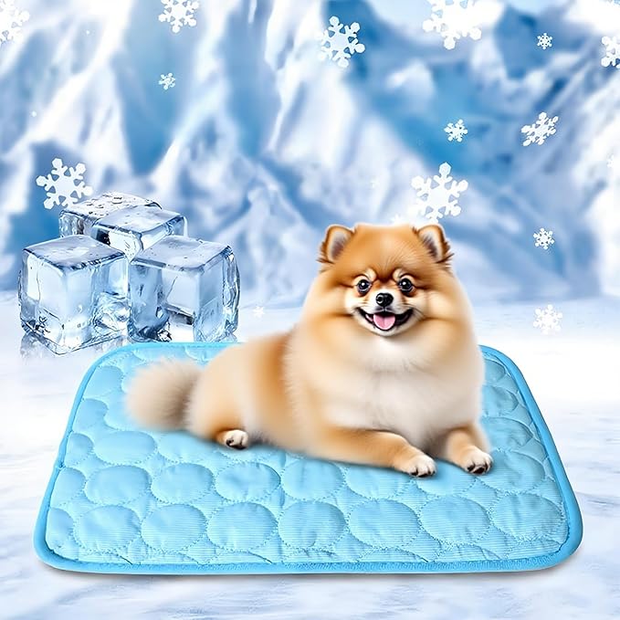 Upgraded Dog Cooling Mat, Pet Cooling Mats, Washable & Portable Pet Soft Pad by Unknown