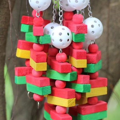 Bird Chewing Toy Large Medium Parrot Cage Bite Toys African Grey Macaws - Image 5