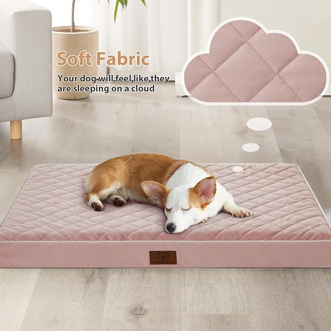 WNPETHOME Orthopedic Dog Bed for Crate, Waterproof Extra Large Dogs Bed - Image 2