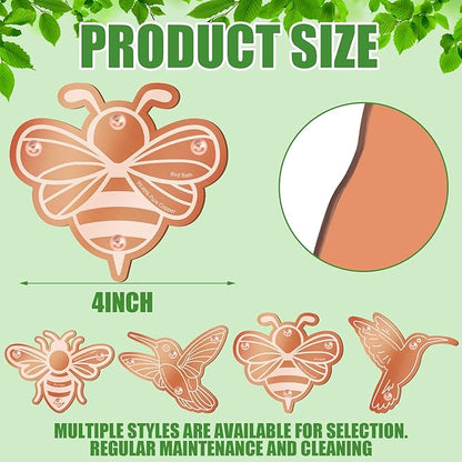 4 Pack Bird Bath Copper Disk Bird Bath Purification Disk - Image 5