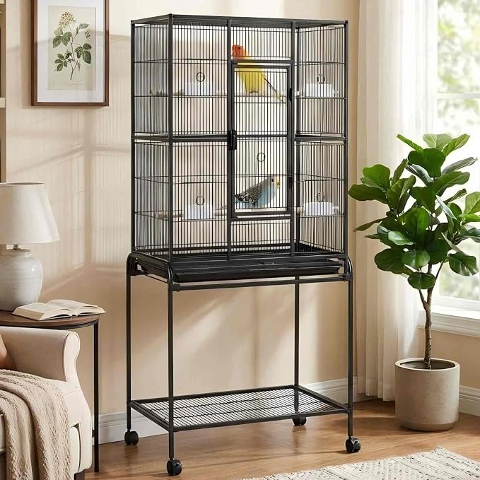 GarveeHome 62.6" H Large Bird Cage, Bird Cage by GarveeHome