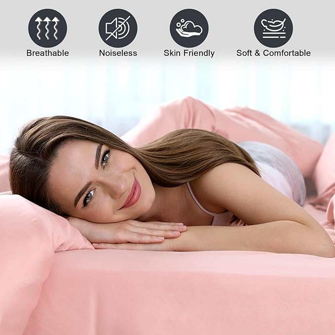 Waterproof Mattress Protector Queen, Fitted Sheet Style Breathable Mattress - Image 2