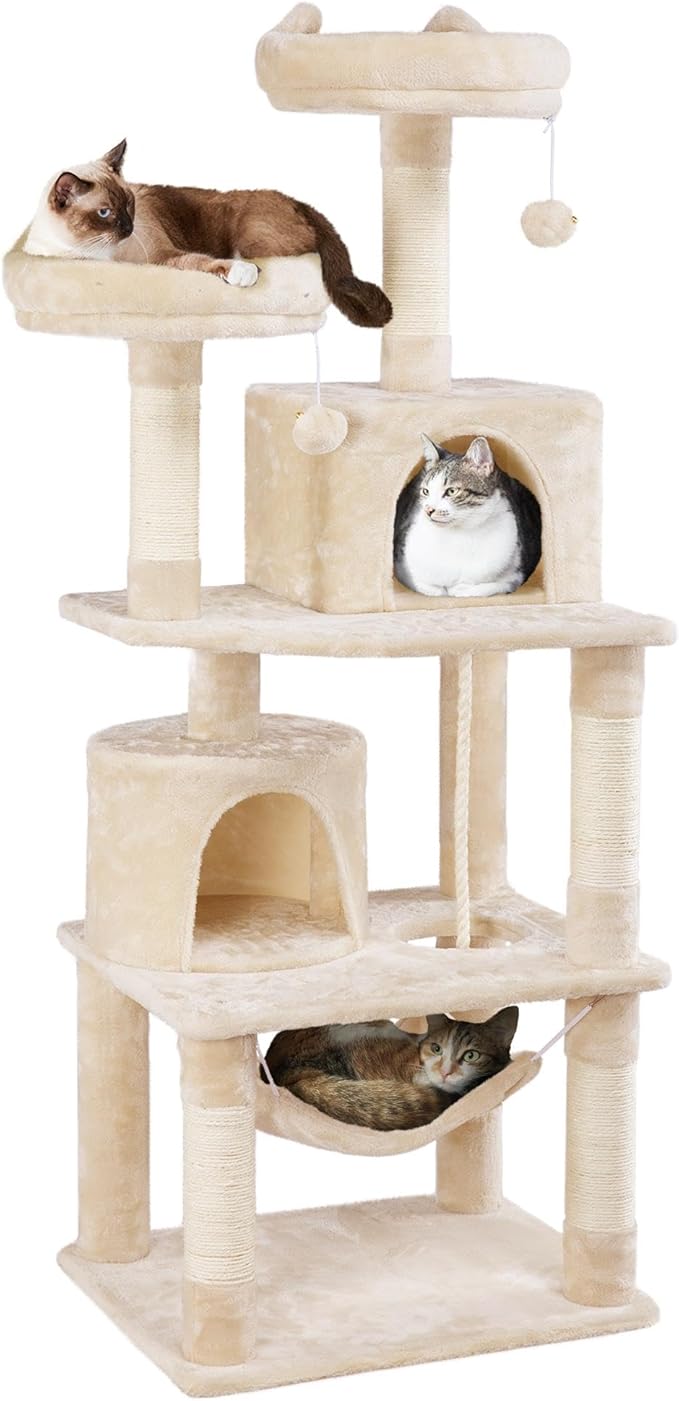 Yaheetech 62.5inches Cat Tree Cat Tower Kitten Condo by Yaheetech