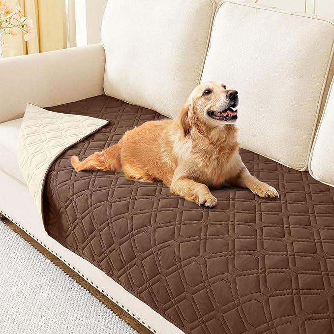 hyha Waterproof Dog Bed Blanket, Soft Pet Blankets, Waterproof Couch Cover by hyha