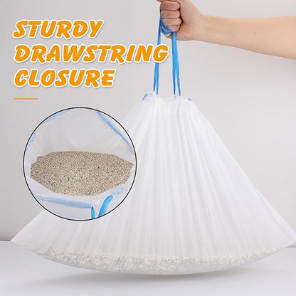 60 Pack Cat Litter Bags Compatible - Image 4