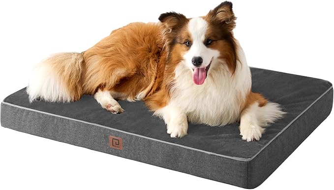 EHEYCIGA Waterproof Dog Bed Orthopedic 36"x27", Memory Foam Pet Bed by EHEYCIGA