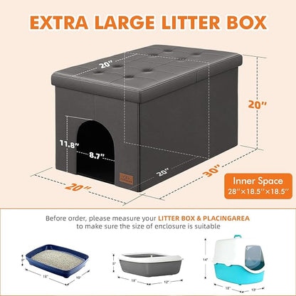 Cat Litter Box Enclosure Furniture - Image 2