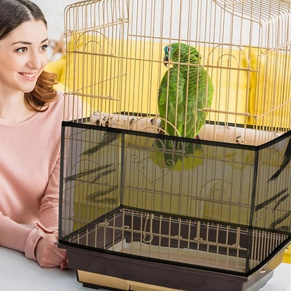 Daoeny Large Bird Cage Cover, Bird Cage Seed Catcher, Adjustable Soft Airy - Image 5