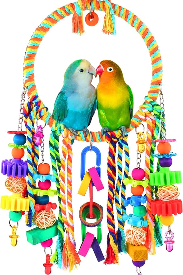 KATUMO Bird Toys, Bird Swing Toy Bird Perch by KATUMO