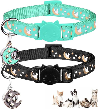 2Pcs Breakaway Cats Collars Cat Collars by Baeuppit
