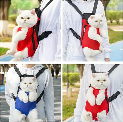 Dog Carrier Backpack, Adjustable Puppy Front Carrier Backpack, Ventilated Dog - Image 7