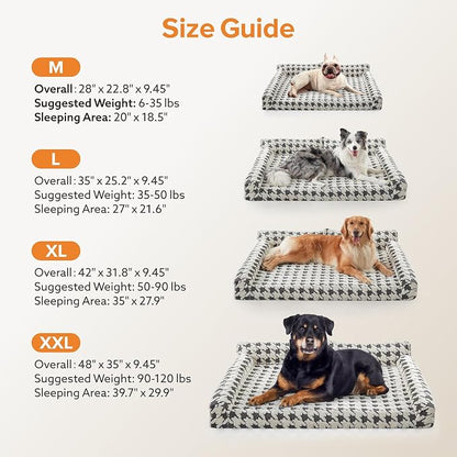 FURTIME Orthopedic Dog Beds Large Sized Dog, XXL Washable Memory Foam Pet Couch - Image 6