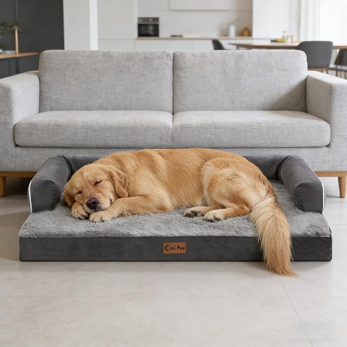 Orthopedic Dog Beds for Extra Large Dogs, Waterproof Egg Crate Foam XL Dog Bed - Image 8