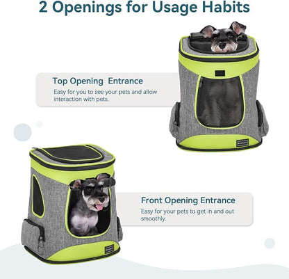Petsfit Pet Backpack Carrier Easy-Fit Dog Travel Backpack Carrier - Image 5