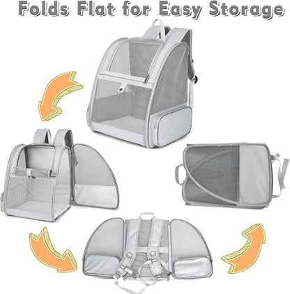 Cat Backpack Carrier, Large Pet Carrier Backpack - Image 7