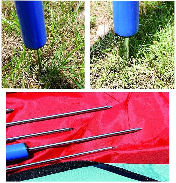 PAWISE Dog Agility Training Equipment, 12 Weave Poles - Image 8