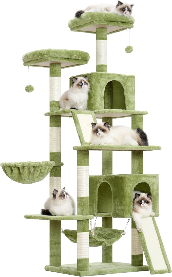 Cat Tree for Indoor Cats, Sturdy Cat Tree House - Image 9
