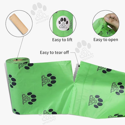 Dog Poop Bags Rolls 300 Count Biodegradable Poop Bags Refills - Image 5