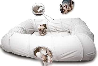 XxingSheep 4 Ways Shuttled XL Cat Tunnel Bed by XxingSheep