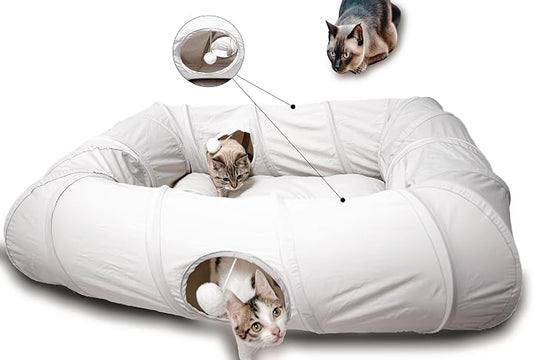 XxingSheep 4 Ways Shuttled XL Cat Tunnel Bed by XxingSheep