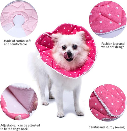 Adjustable Dog Cat Cone, Soft Recovery Cat Cone Collar, Dog Protective Collar - Image 3