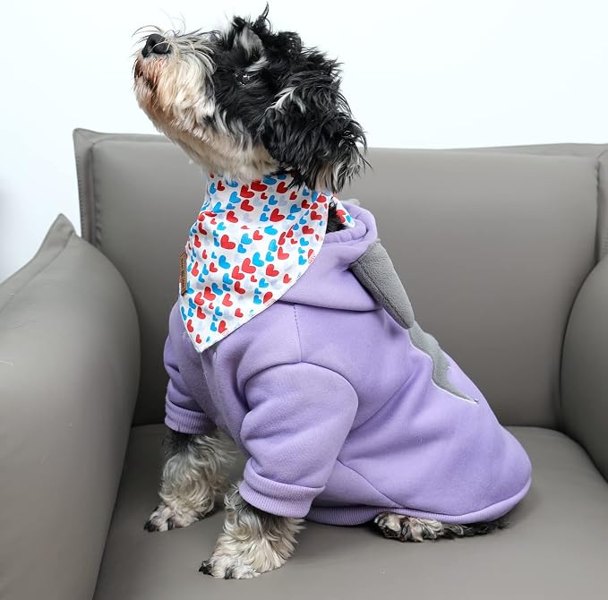 lionet paws Valentines Dog Bandana - Image 4