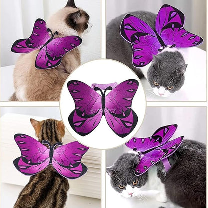 Pet Cat Bat Wings for Halloween Party Decoration, Puppy Collar Leads Cosplay - Image 4