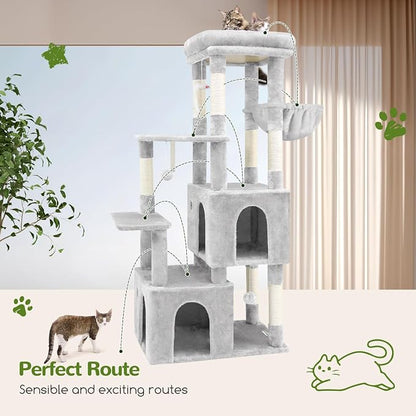 Globlazer Cat Tower for Indoor Cats, Heavy Duty Cat Trees for Large Adult Big - Image 7