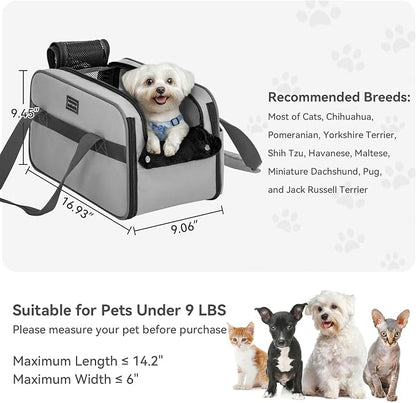 PETSFIT Multipurpose Console Dog Car Seat, Portable Small Dog Car Seat - Image 5