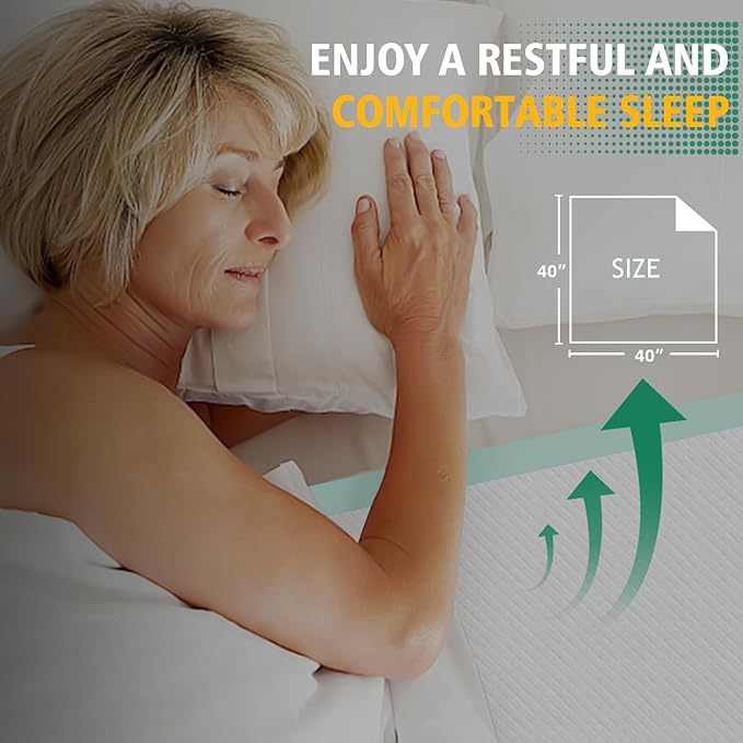 Disposable Bed Pads 40"X40" Extra Large Pee Pads - Image 2