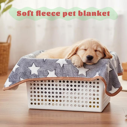 SHENLIU 18 Pcs Fleece Pet Blanket, 9 Style Small Fleece Pet Blanket Soft Warm - Image 6