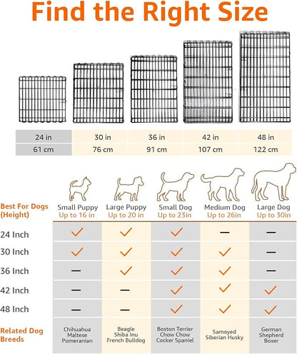Amazon Basics Foldable Octagonal Metal Exercise Dog Playpen, Indoor/Outdoor Pet - Image 4