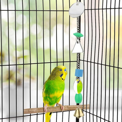 Hypeety Pet Bird Mirror with Bell Interactive Parrot Toy - Image 7