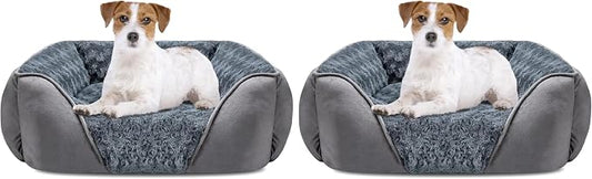 INVENHO Dog Bed Medium Size Dog, Orthopedic Warming Soft Calming Sleeping Puppy by INVENHO