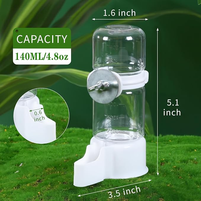 Pet Bird Automatic Water Dispenser, Bird Cage Hanging Drinking Device, - Image 2