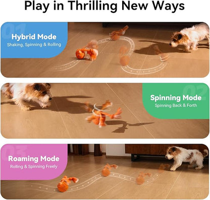 Cheerble Smart Interactive Dog Toy, Wicked Ball Rolly, Automatic Moving - Image 2