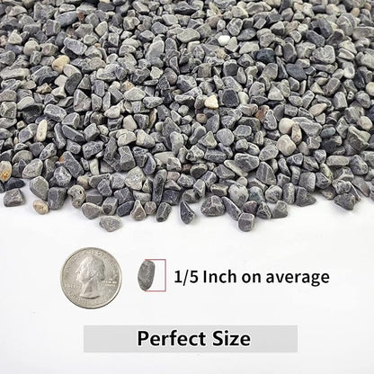 2LB Succulent and Cactus Gravel Pebbles, 1/5 Inch Natural Decorative Polished - Image 2