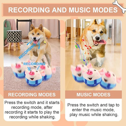 BABORUI Remote Control Interactive Dog Toys Pig, Jumping Squeaky Dog Toys - Image 3