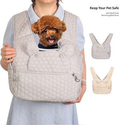 Dog Backpack Carrier for Dogs, Adjustable Strap Cat Carrier Sling, Hands-Free - Image 9