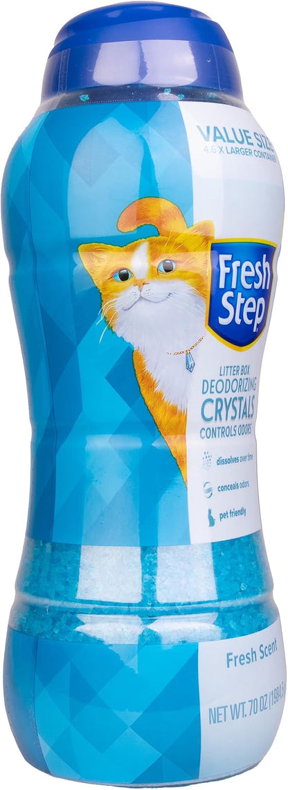 Fresh Step Cat Litter Crystals Deodorizer, Non Toxic Odor Neutralizing Crystals - Image 2