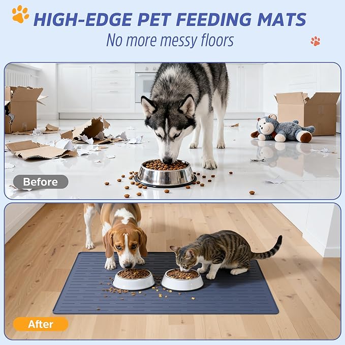 Large Dog Mats for Food and Water - Image 3