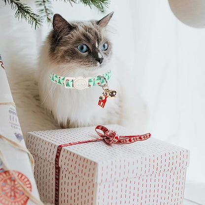 ARING PET 2 Pack Cat Collar, Christmas Breakaway Kitten Small Collars - Image 4