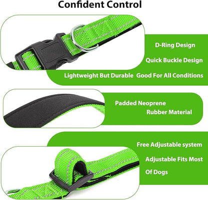 Reflective Dog Collar Padded - Image 4