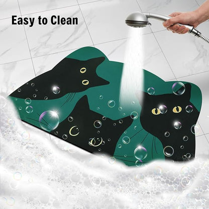 Cat Food Mat - Pet Feeding Mat for Floor, Waterproof, Super Absorbent, Dog - Image 7