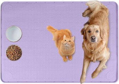 Cat Food Mat, Floor Protection by Bartuke