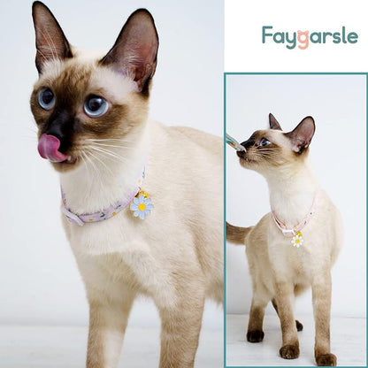 2 Pack Cotton Breakaway Cat Collars - Image 6