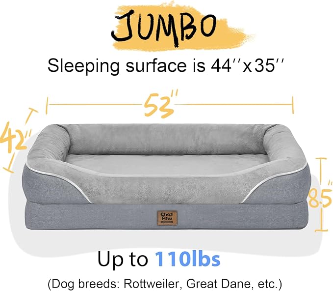 Washable Orthopedic Large Dog Bed - Image 5