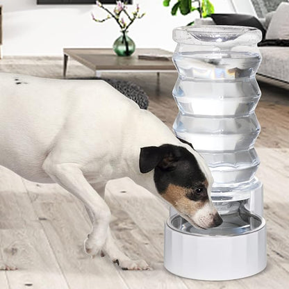 RIZZARI Gravity Dog Water Dispenser: 8L Large Auto-Refill Stainless Steel Pet - Image 8
